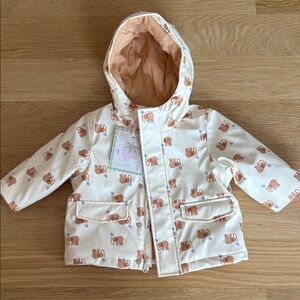 Sofia Grainge Amazon Essentials Elephant Print Hooded Jacket